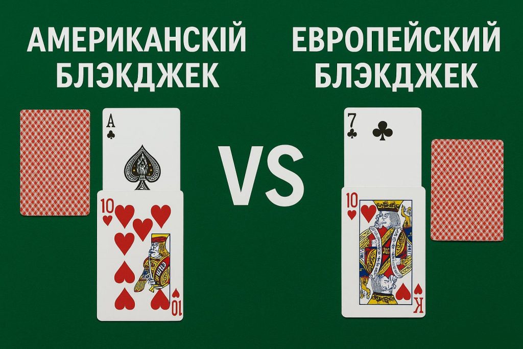 Сравнение американского и европейского блэкджека